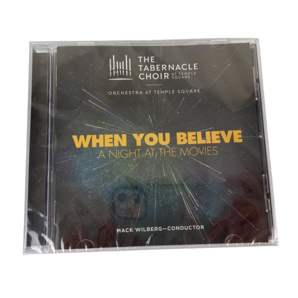 NEW SEALED Mormon Tabernacle Choir CD "When You Believe- A Night at the Movies"